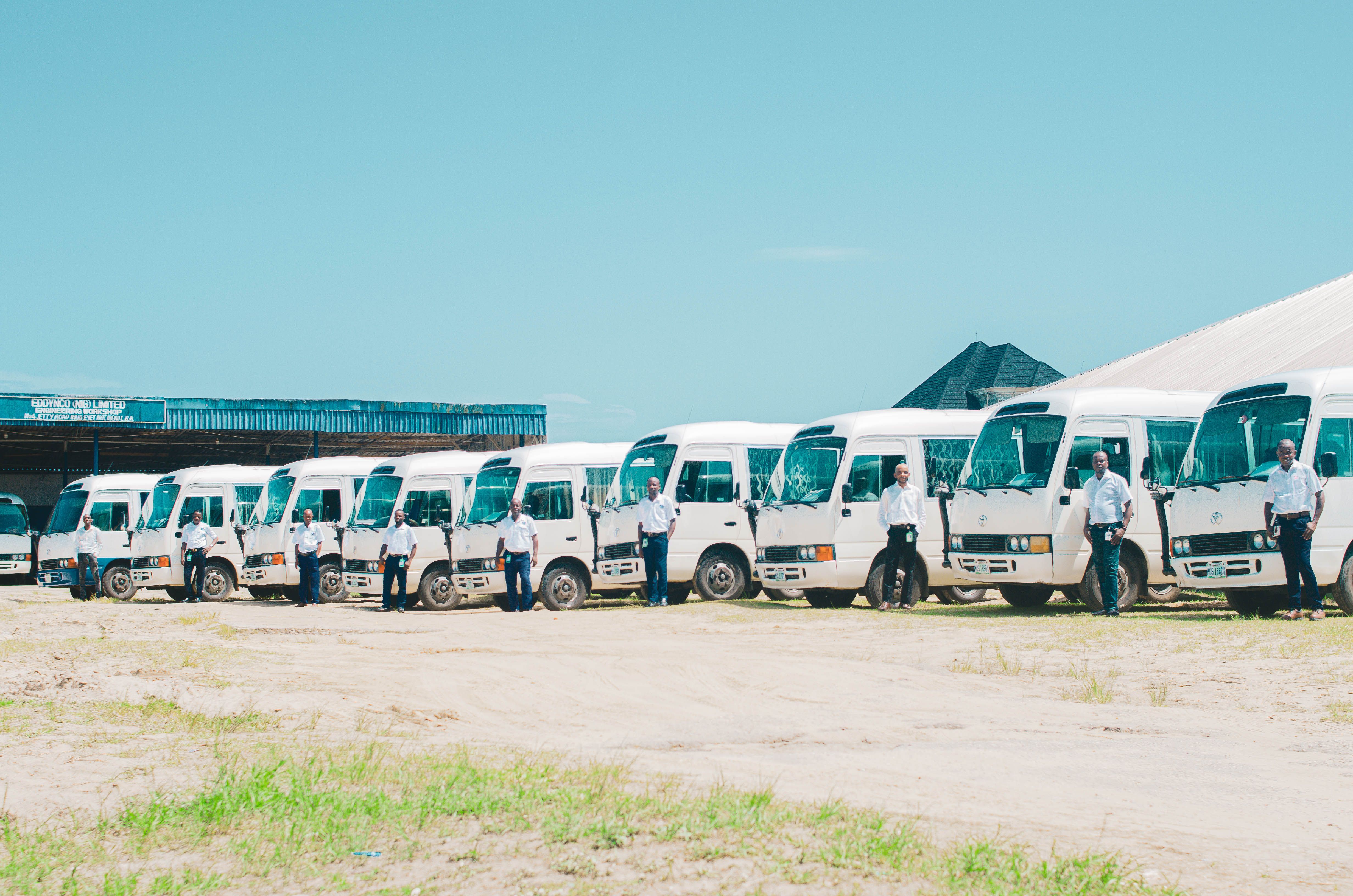 Navarus ground transport fleet with drivers